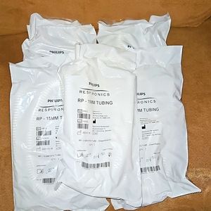 Lot of 4-Respironics 15mm Tubing for Cpap/ Bipap.BRAND NEW IN ORIGINAL PACKAGING